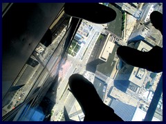 Views from Sears Tower 80 - Skydeck Ledge